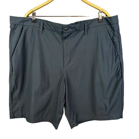 Swiss+Tech Shorts Men's‎ 44 Grey Performance Casual Golf Flat Front Stone Wash - Picture 1 of 10